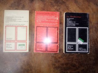 historia de la filosofia. 3 libros