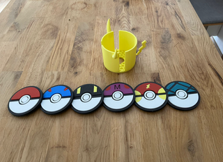 Pack 6 Posavasos Pokéball Pokémon