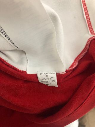 Sudadera Nike Wormatia 08 Roja y Blanca