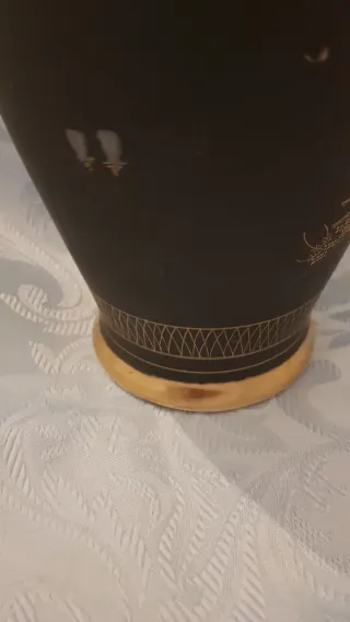 Vaso Giapponese Decorato Oro, alto cm. 25