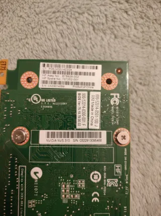 Gráfica NVIDIA NVS 310 2x DisplayPort