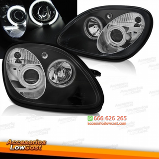 FAROS OJOS DE ANGEL LED SLK (96-04) CRISTAL CLARO