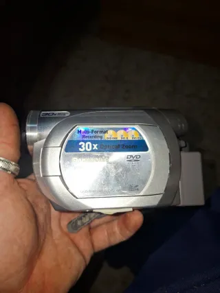 Cámara de vídeo coleccionista gris