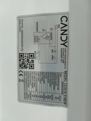 Frigorífico Combi Candy CCG1S 518EW