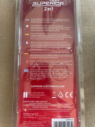 Mando Universal Superior 2 en 1