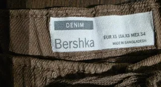 Pantalones cargo Bershka marrones