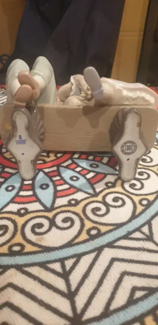 Figura porcelana Lladro niño y niña