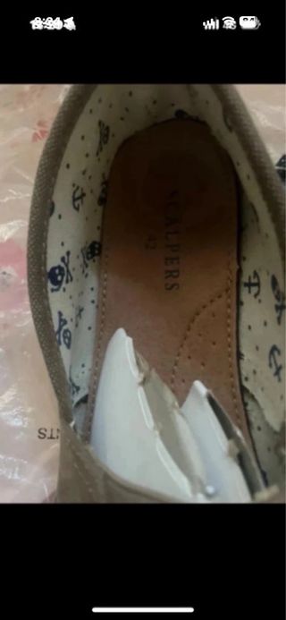 Zapatillas Scalpers Marrón/Beige Talla 42