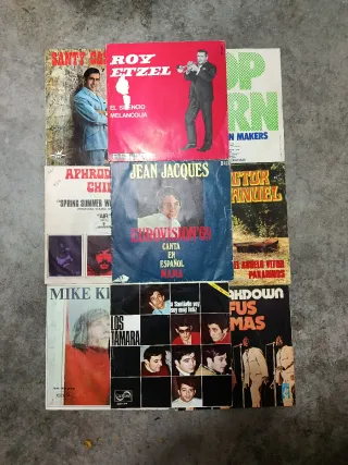 Lote de 9 Vinilos: Pop, Jazz, Latino
