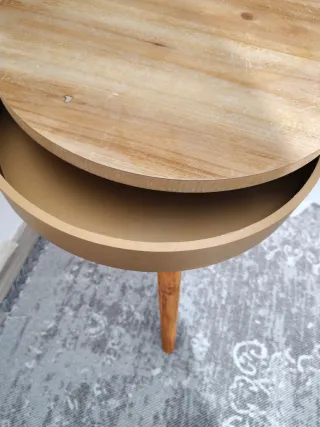 Mesita redonda nórdica 45 cm