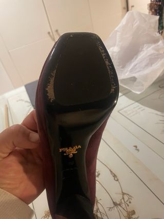 Zapatos Prada Burdeos
