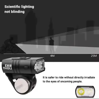 Luce LED Bici Ricaricabile USB