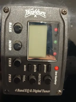 Guitarra Electro-Acústica Washburn Negra