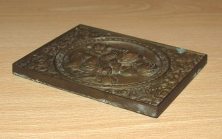 Placa Virgen Niño Jesús Sanzio Figueiredo numerada