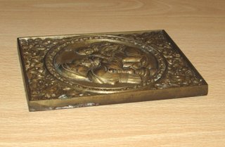 Placa Virgen Niño Jesús Sanzio Figueiredo numerada