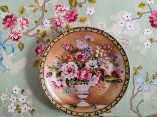 Piatto decorativo floreale (set di 3 piatti)