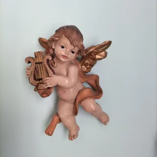 Angelitos decorativos de porcelana