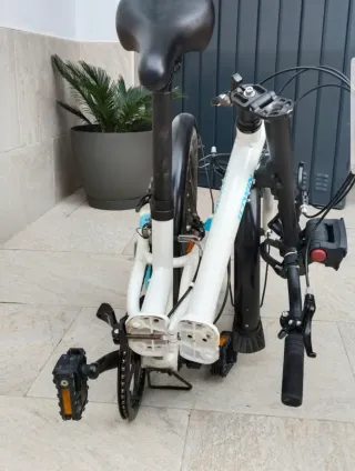 Bicicleta Plegable BTWIN TILT 500 Blanca