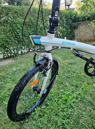 Bicicleta Plegable BTWIN TILT 500 Blanca