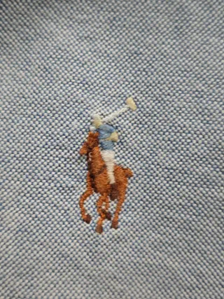 Camisa Ralph Lauren Niño Azul Talla 12