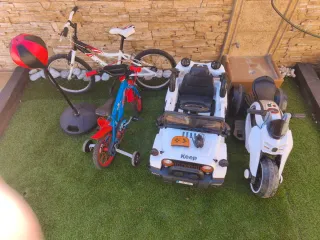 Coche y moto eléctrica infantil