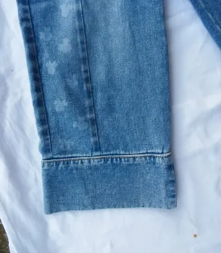 Jeans bambina con stampa 9-10