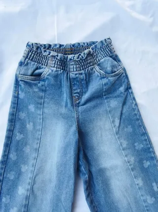 Jeans bambina con stampa 9-10