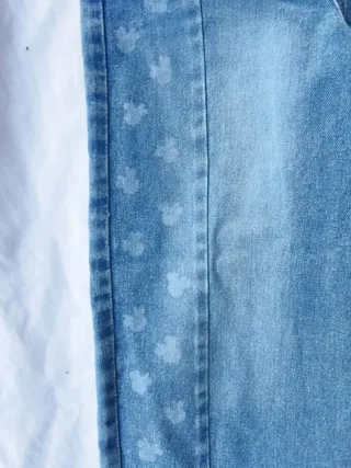 Jeans bambina con stampa 9-10