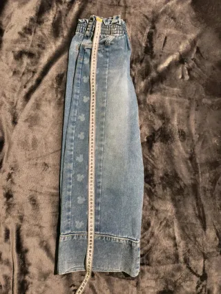 Jeans bambina con stampa 9-10