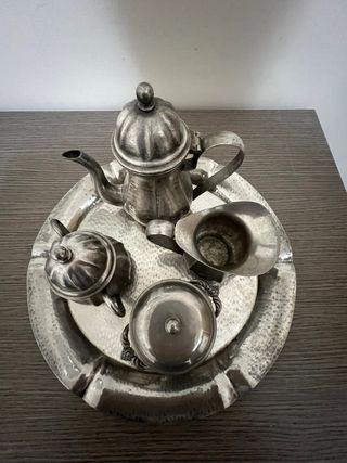 Servizio da tè  placcato argento