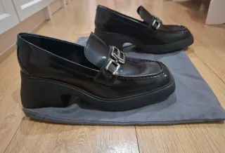 Mocassini Hogan neri con fibbia