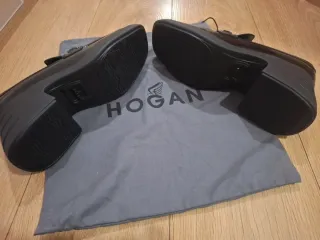 Mocassini Hogan neri con fibbia