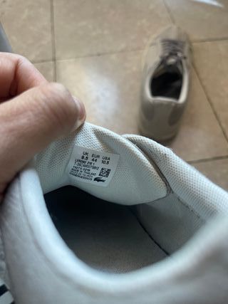 Zapatillas Lacoste grises talla 44