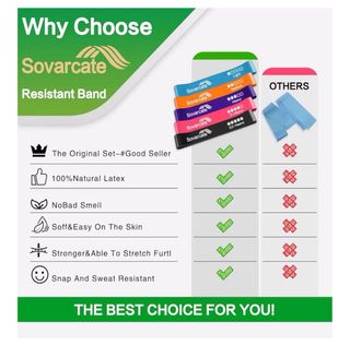 Bandas Elásticas Sovarcate Set 5 Gomas Fitness