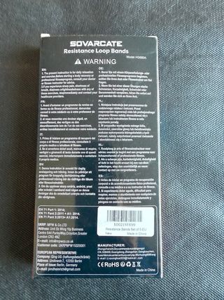 Bandas Elásticas Sovarcate Set 5 Gomas Fitness