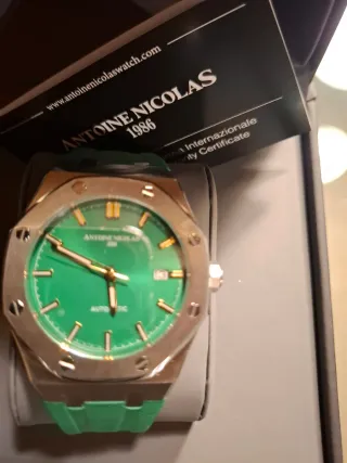 Orologio Automatico Antoine Nicolas Verde