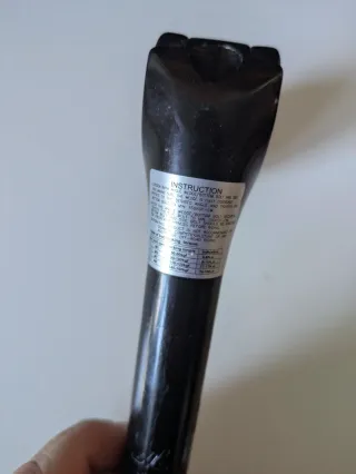 Attacco manubrio Zoom nero regolabile