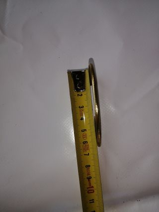 Bracciale aperto sottile dorato metallo