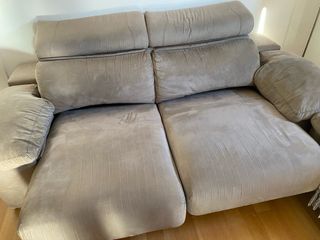 Sofá 3+2 plazas extensible,cremalleras a reparar