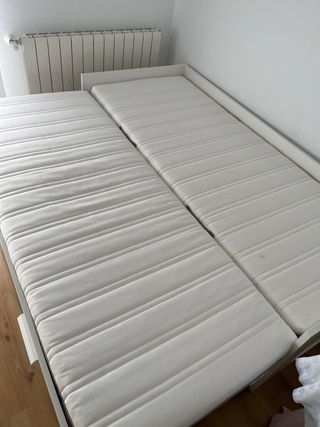 Cama convertible con cajones, somier , colchones