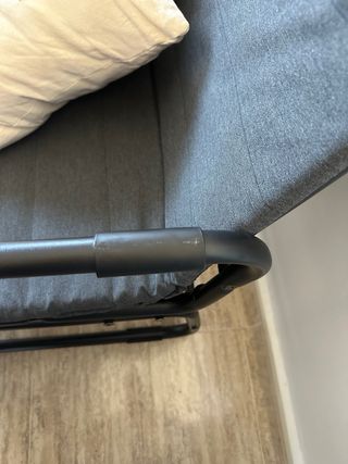 Sofá Cama Ikea HAMMARN Negro/Gris