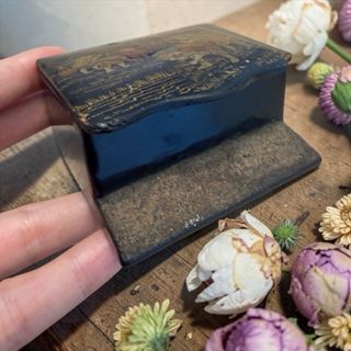 Antico Vesta Case giapponista raro primo '900