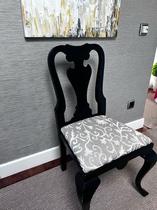 Mesa de comedor madera y 4 sillas