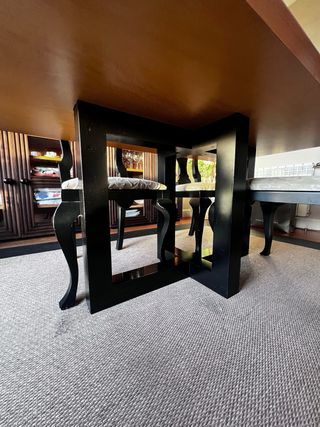 Mesa de comedor madera y 4 sillas