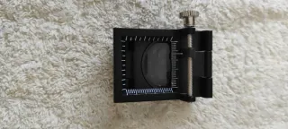 Lupa Cuentahilos metalico grande LED Milimetrado