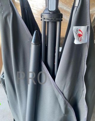 Sombrilla balcón  180x120cm negra Rethink