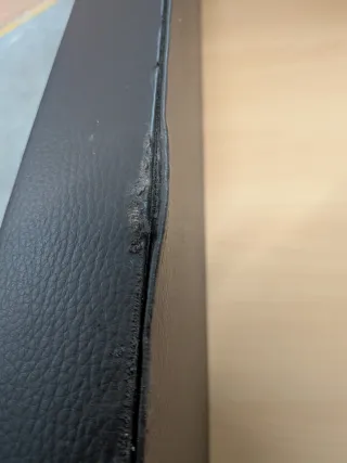 Canapé abatible polipiel y madera
