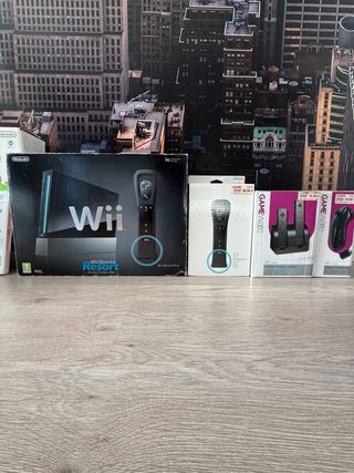 Pack Consola Wii Negra + Accesorios