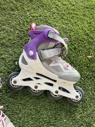 Patines en línea talla 35 niña morado