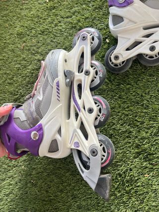 Patines en línea talla 35 niña morado